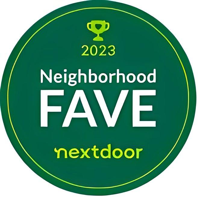 2023 Neighborhood FAVE Nextdoor award badge
