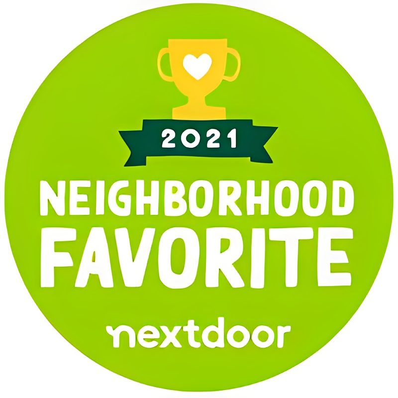 Nextdoor 2021 Neighborhood Favorite badge