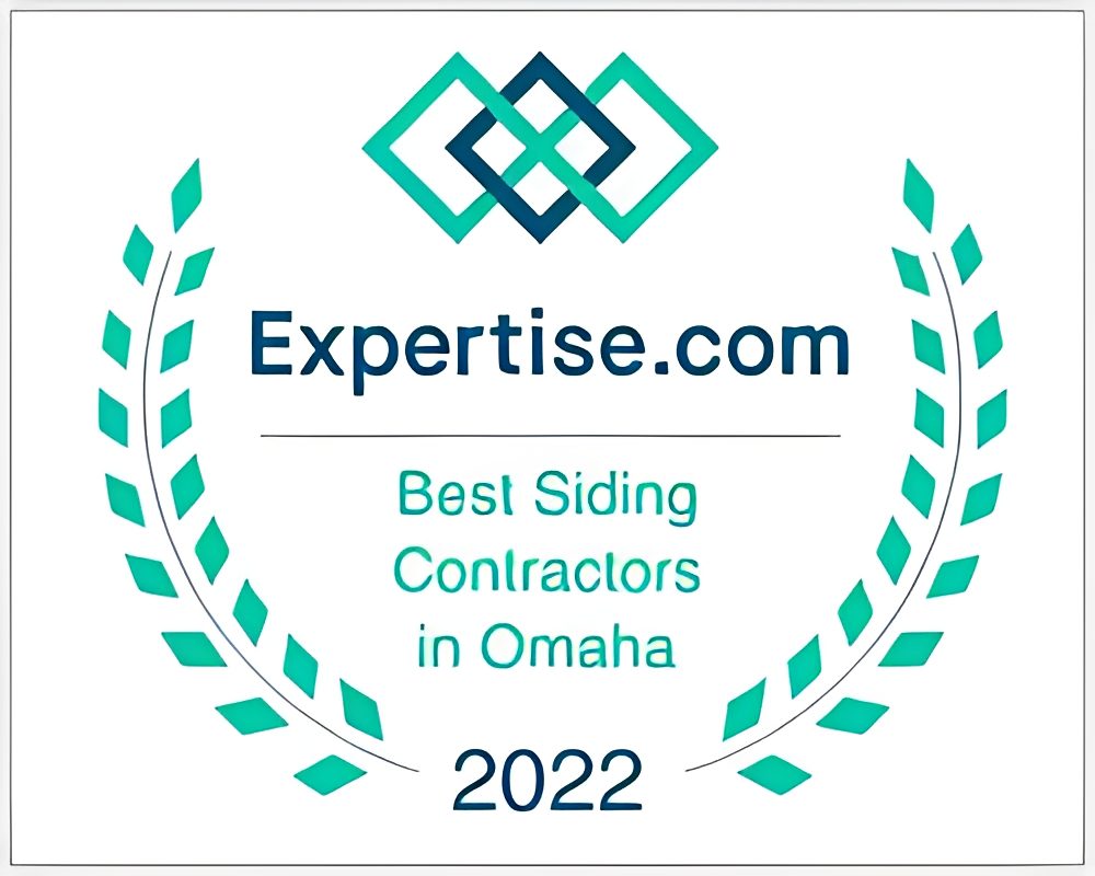 Expertise.com 2022 Best Siding Contractors Omaha award