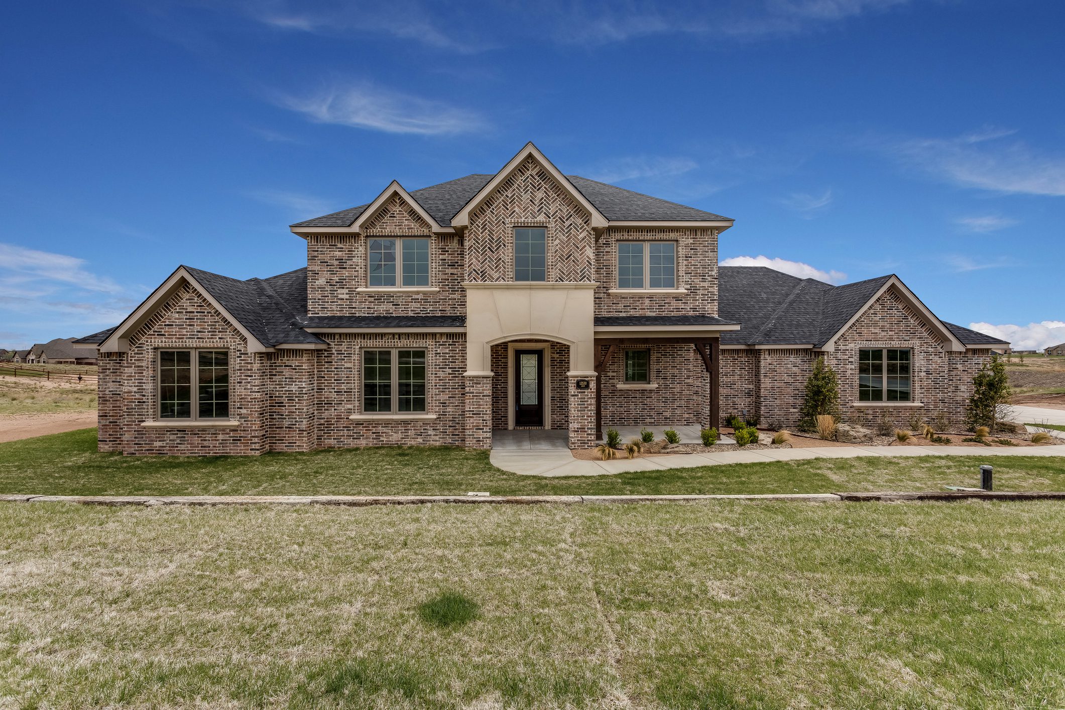 Brick home in Texas suburb