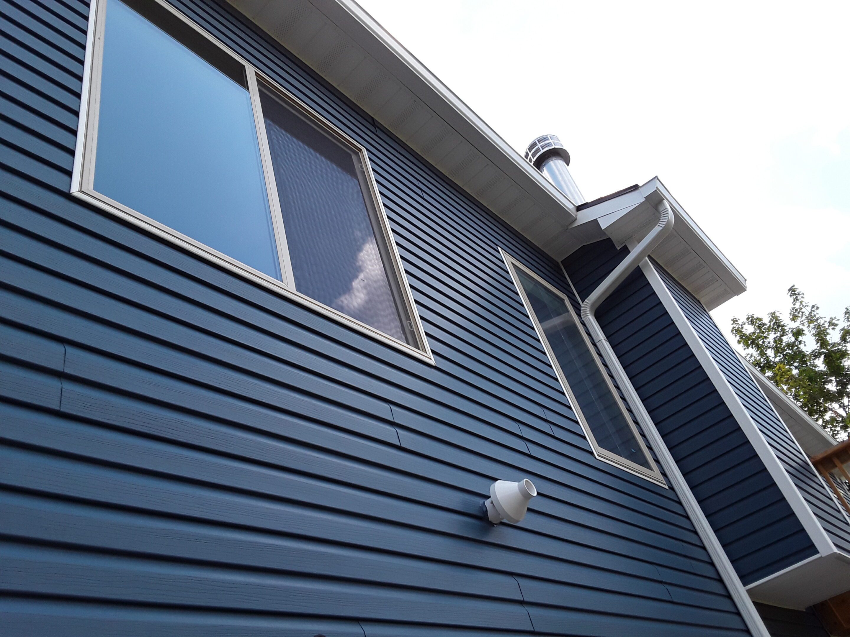Home improvements blue vinyl